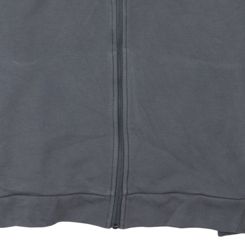 Puma Men's Grey Full Zip Hoodie XL Sportswear Sweatshirt