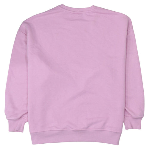 SmileyWorld Women Pink Graphic Print Pullover Sweatshirt Size S