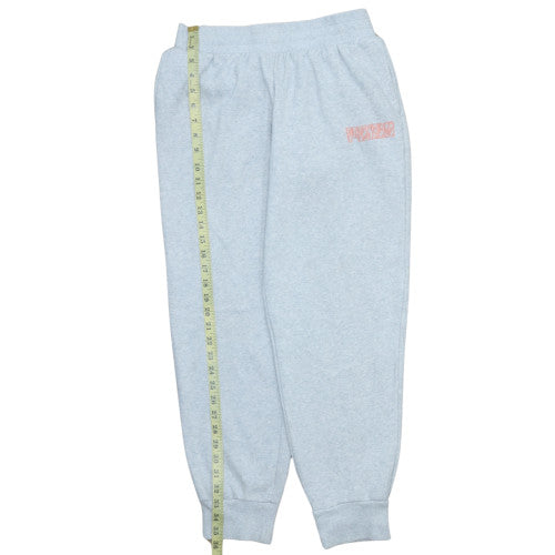 Puma Womens Grey Fleece Sweatpants Medium Regular Fit