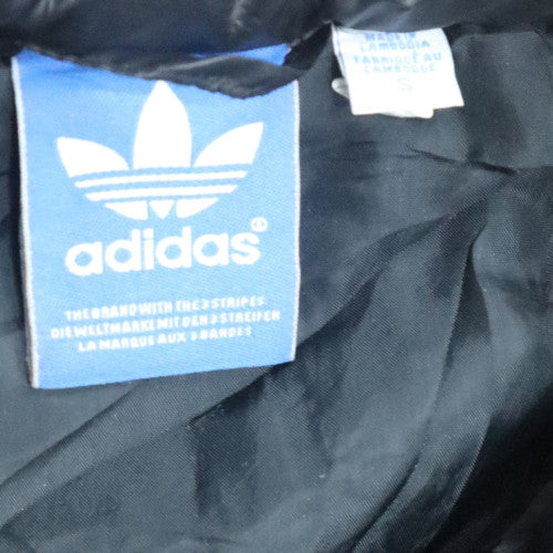 Adidas Mens Black Puffer Waistcoat Gilet Size M Quilted Polyester