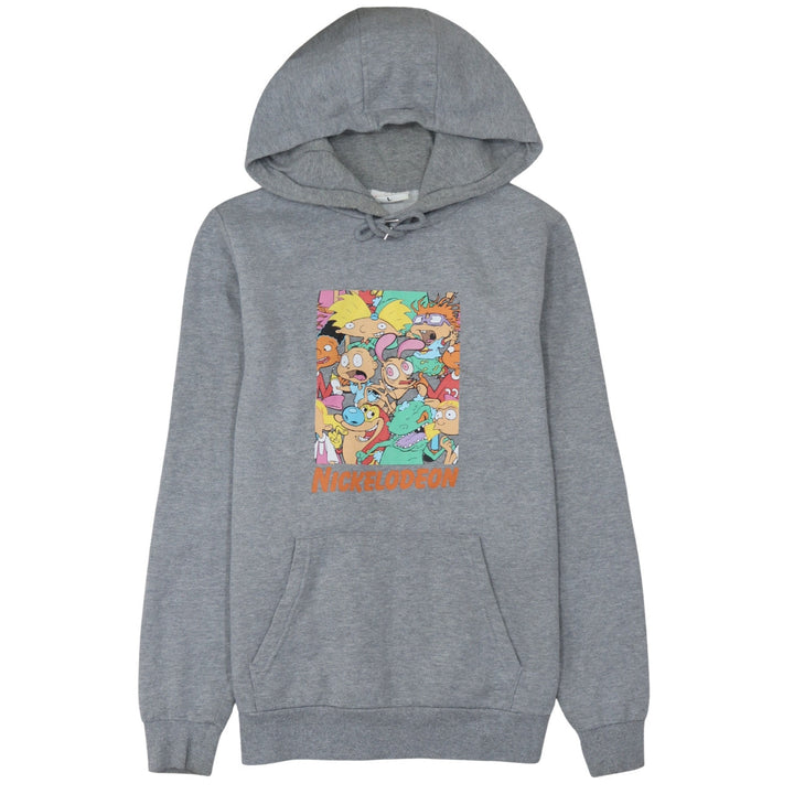 Primark Nickelodeon Grey Hoodie L Women Cartoon Pullover Sweatshirt