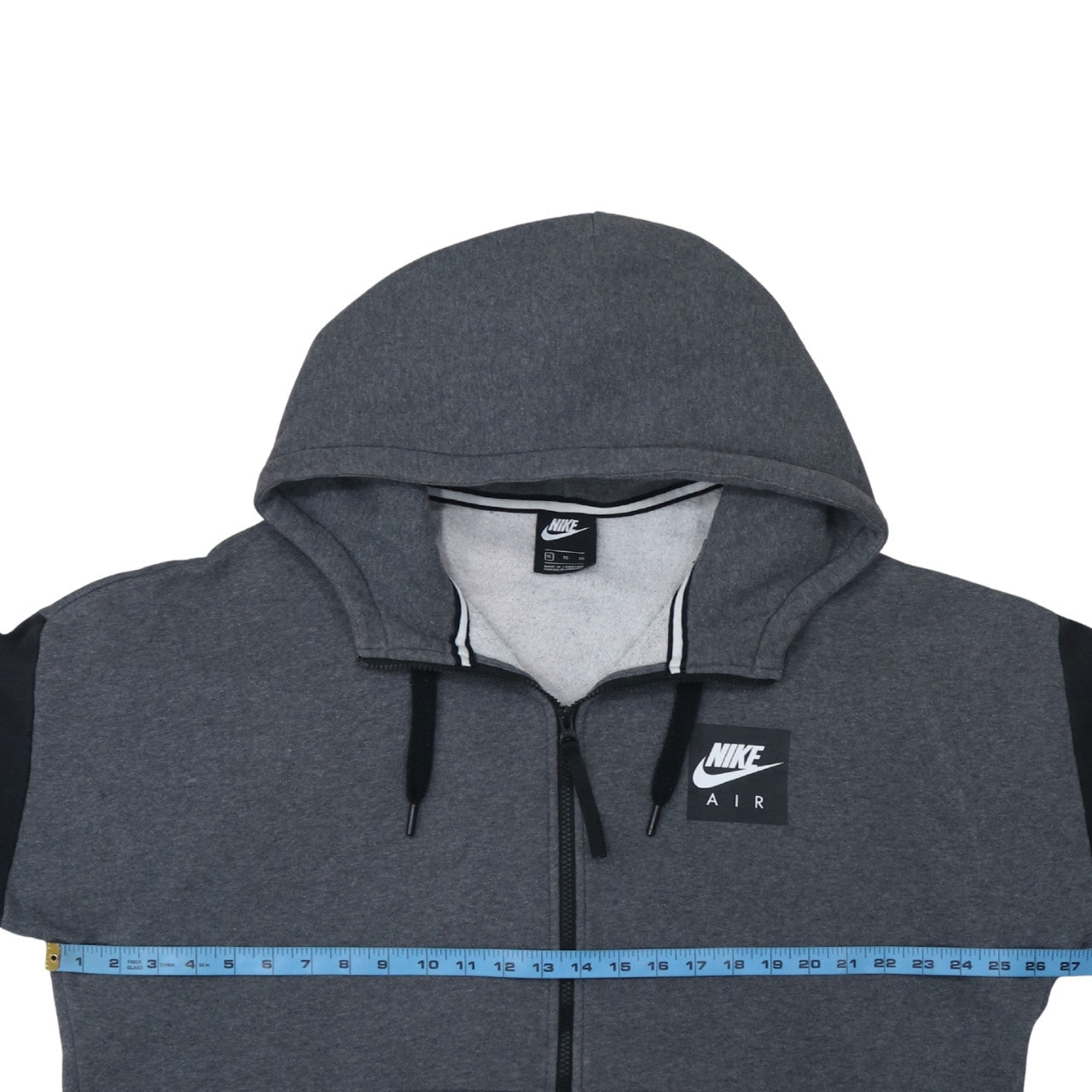 Nike Air Mens Grey Full Zip Hoodie XL
