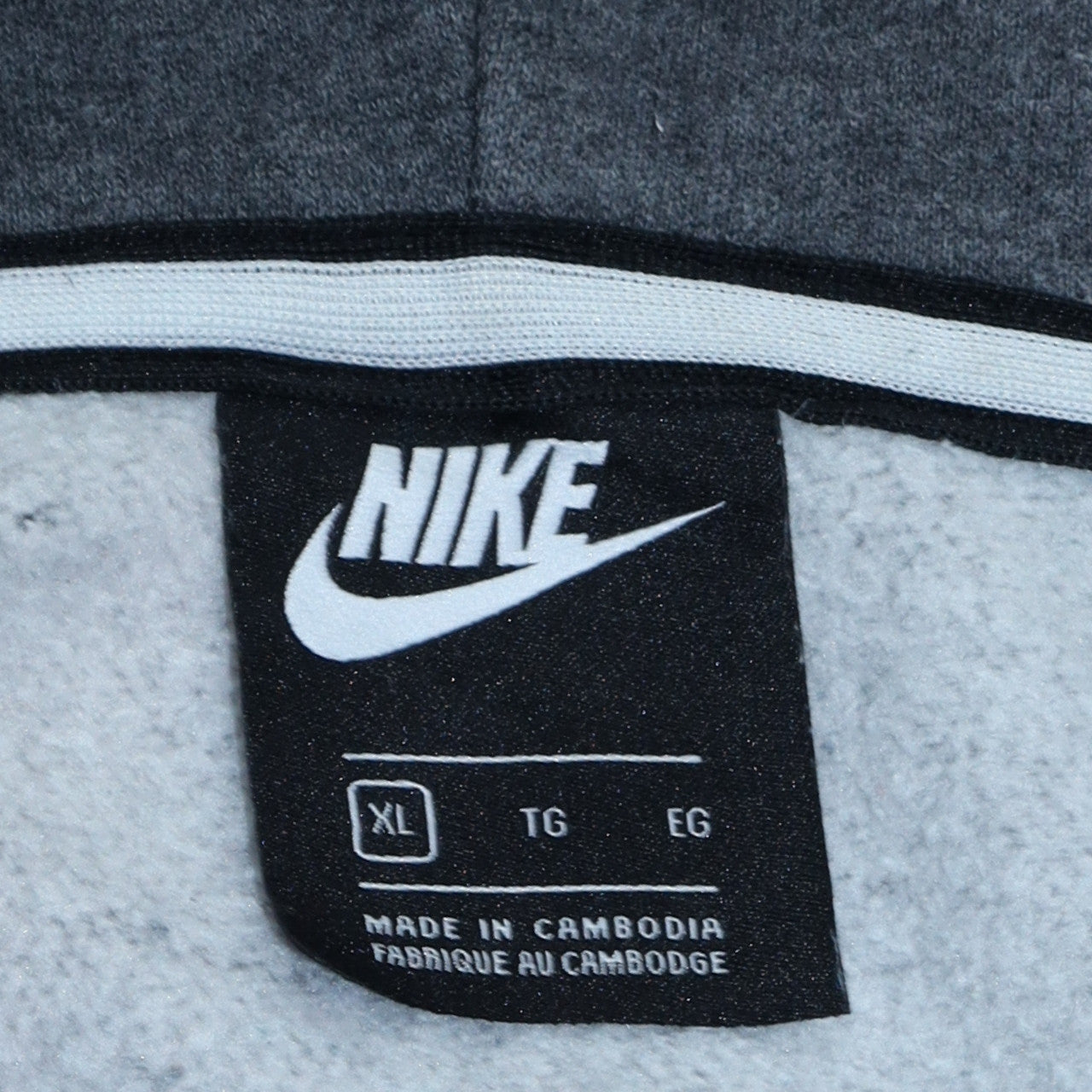 Nike Air Mens Grey Full Zip Hoodie XL