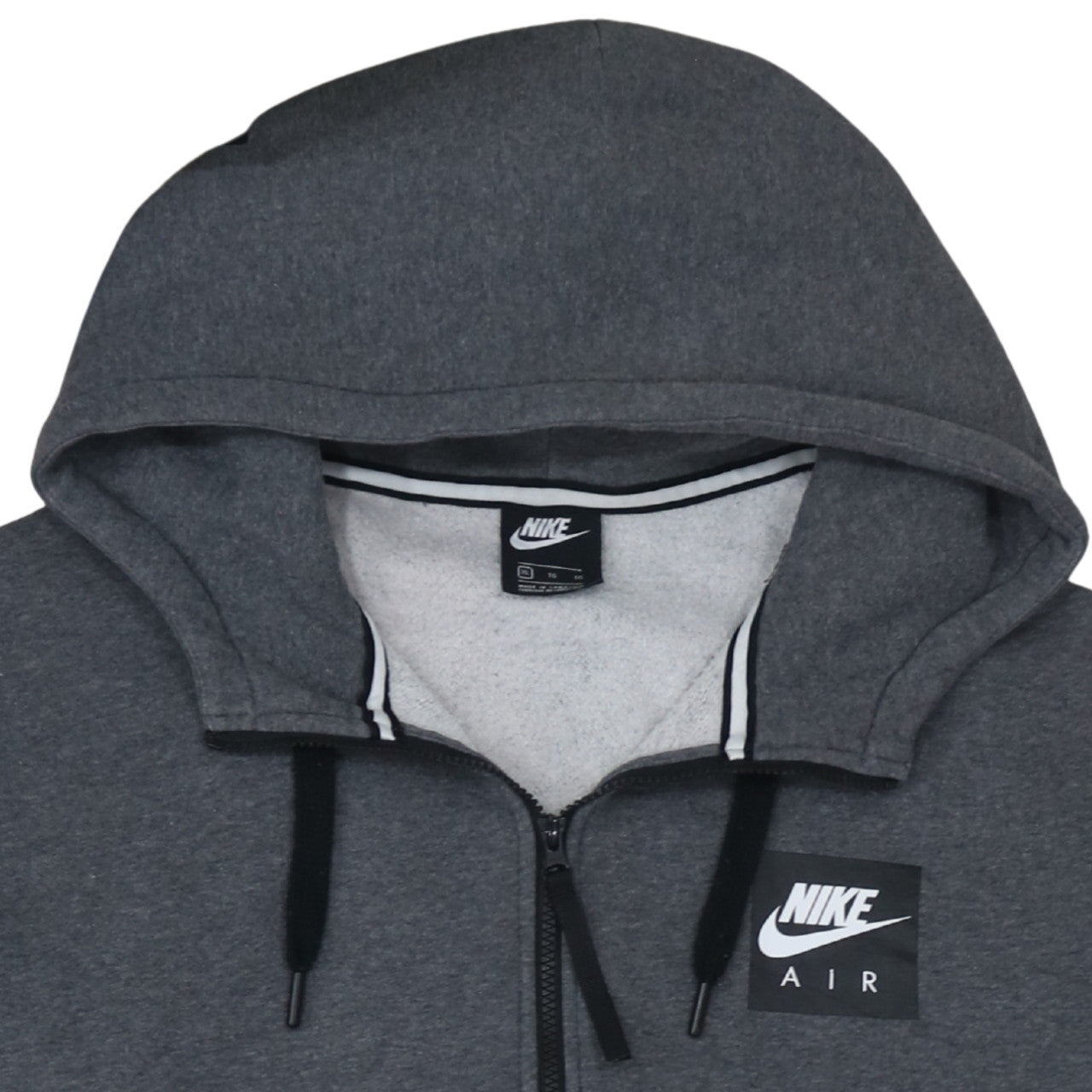 Nike Air Mens Grey Full Zip Hoodie XL
