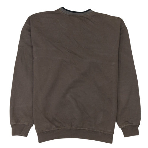 Adidas Men's Brown Crew Neck Sweatshirt Size L Regular Fit Sportswear