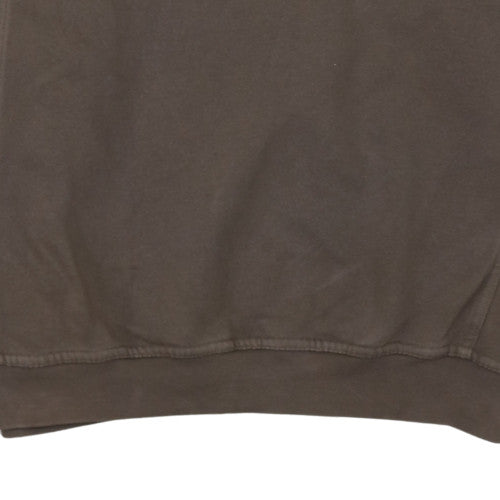 Adidas Men's Brown Crew Neck Sweatshirt Size L Regular Fit Sportswear