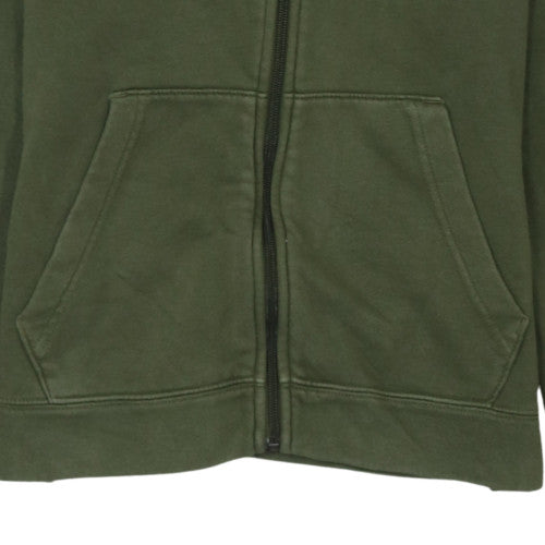 Nike Boys Green Full Zip Hoodie L 147-158cm Cotton Blend Casual