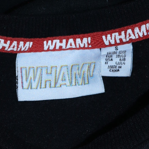 Wham Women's Black Christmas Long Sleeve T-Shirt Size S