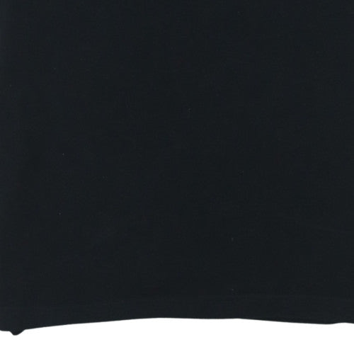Levi's Men's Black Cotton Standard Polo Shirt Size M
