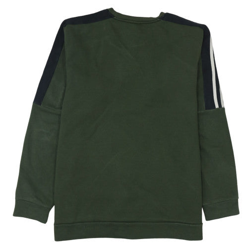 Adidas Men’s Green Crew Neck Pullover Sweatshirt M