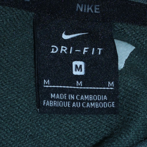 Nike Men's Green Dri-Fit Pullover Crew Neck Sweatshirt Size M