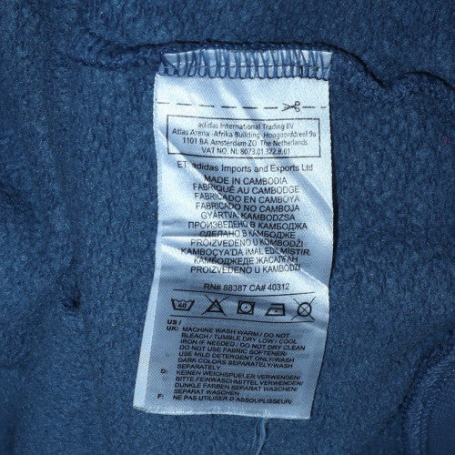 Adidas Men’s Blue XL Pullover Hoodie Fleece Sportswear