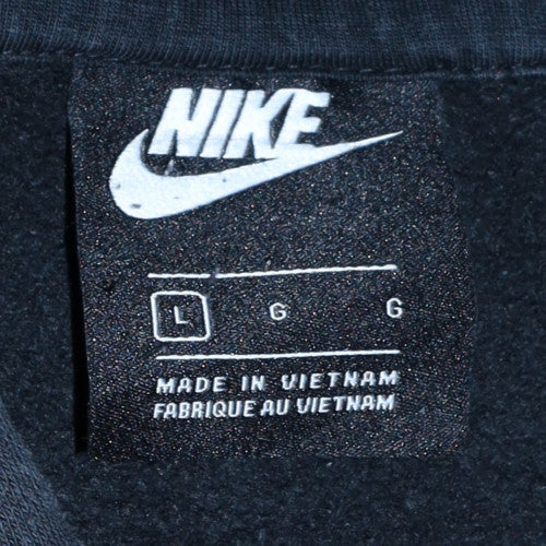 Nike Men's Black Pullover Hoodie Large Fleece Sportswear
