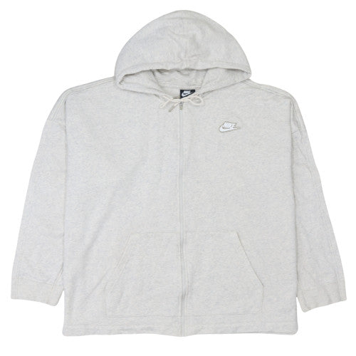 Nike Men's Grey Full Zip Hoodie Size M Regular Fit