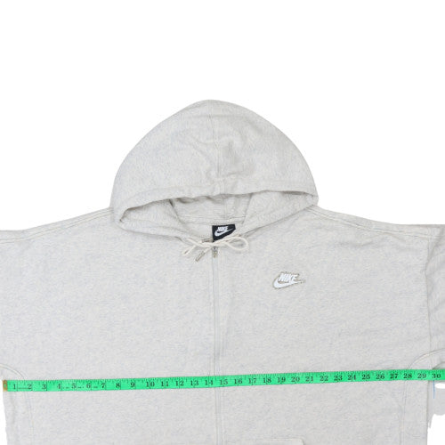Nike Men's Grey Full Zip Hoodie Size M Regular Fit