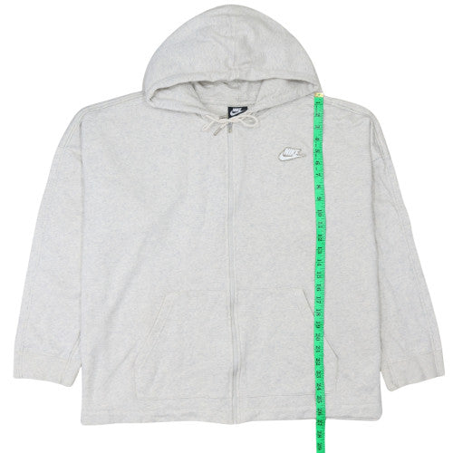 Nike Men's Grey Full Zip Hoodie Size M Regular Fit