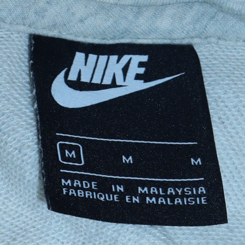 Nike Men's Grey Full Zip Hoodie Size M Regular Fit