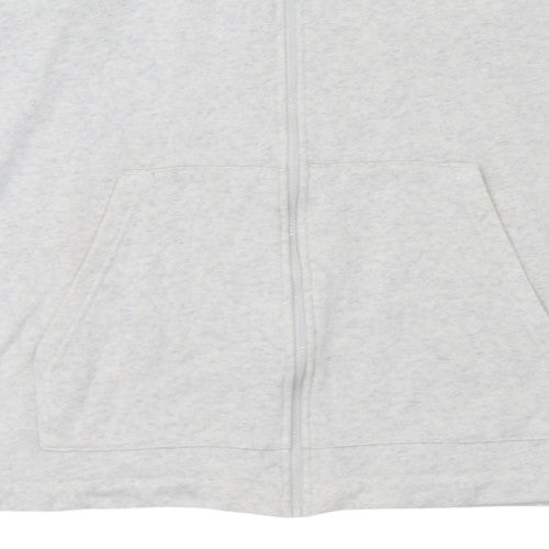 Nike Men's Grey Full Zip Hoodie Size M Regular Fit