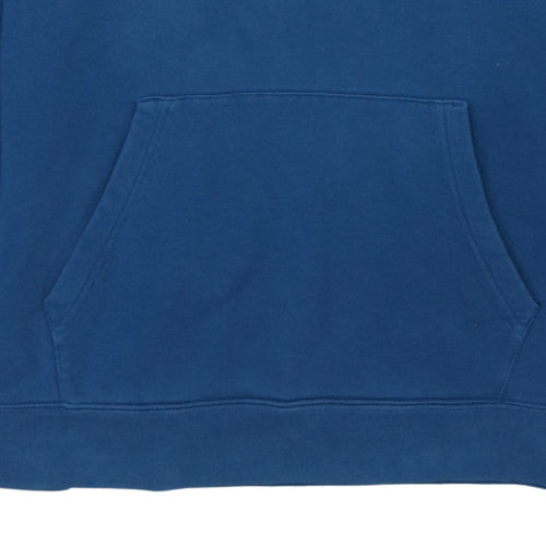 GAP Men’s Blue Pullover Hoodie L Classic Logo Fleece Sweatshirt