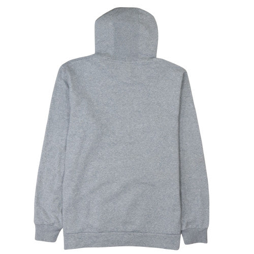Adidas Mens Grey Pullover Hoodie L Logo Print Sweatshirt