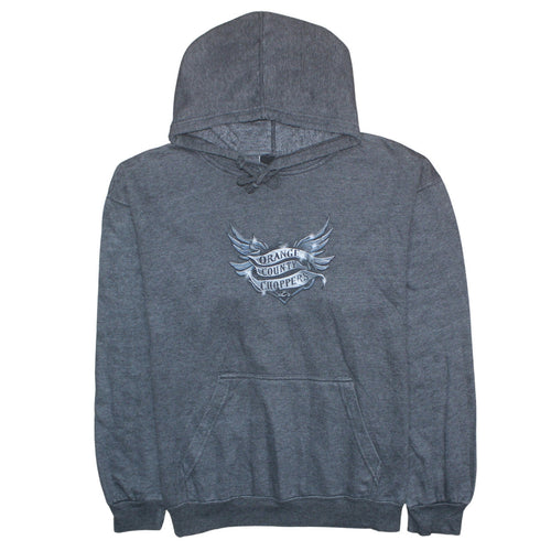 Orange County Choppers Men's Grey L Pullover Hoodie Motorcycle Graphic