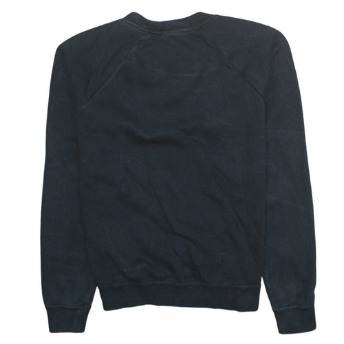 Nike Women Black Small Crew Neck Pullover Sweatshirt