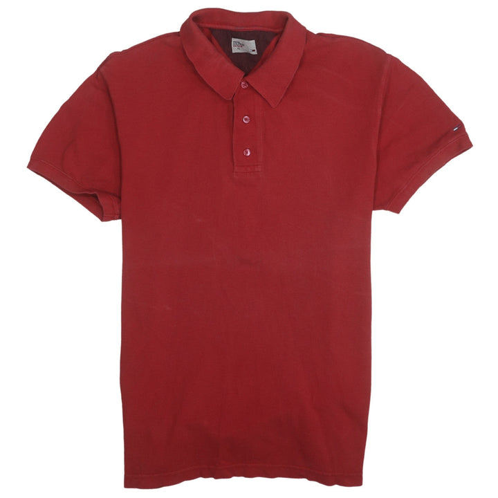 Tommy Hilfiger Denim Men's Red Polo Shirt XL Cotton