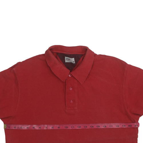 Tommy Hilfiger Denim Men's Red Polo Shirt XL Cotton