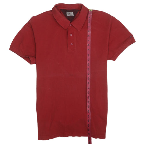Tommy Hilfiger Denim Men's Red Polo Shirt XL Cotton