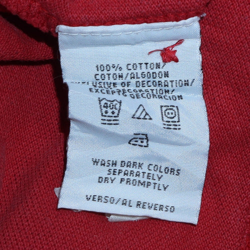 Tommy Hilfiger Denim Men's Red Polo Shirt XL Cotton