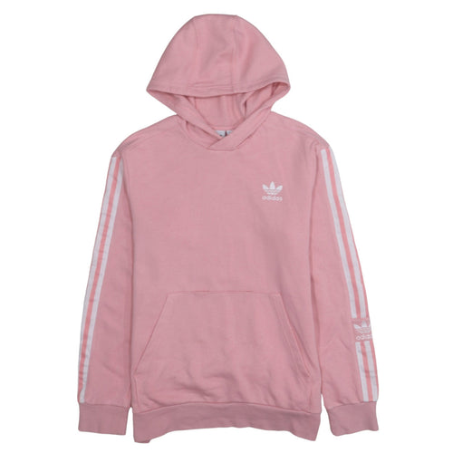 Adidas Girls Pink Pullover Hoodie 13-14 Years Long Sleeve Sportswear