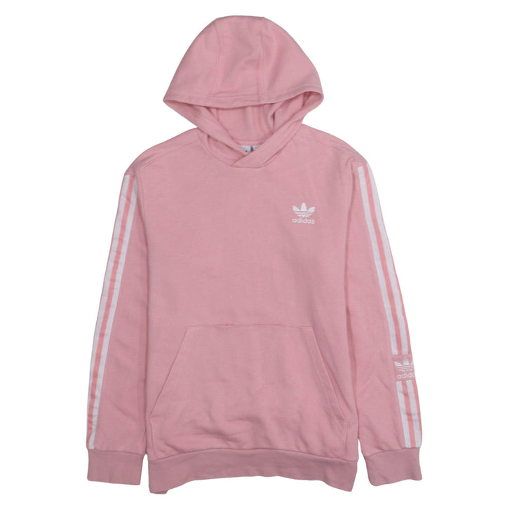 Adidas Girls Pink Pullover Hoodie 13-14 Years Long Sleeve Sportswear