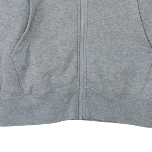 Nike Men's Grey Full Zip Hoodie XS Fleece Cotton Blend
