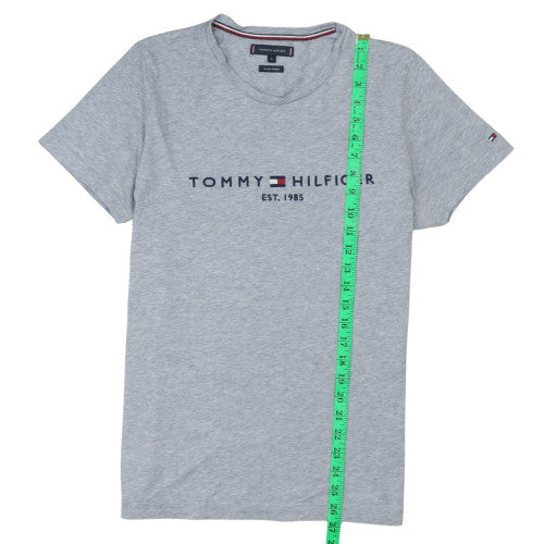 Tommy Hilfiger Men's Grey Crew Neck Short Sleeve T-Shirt M