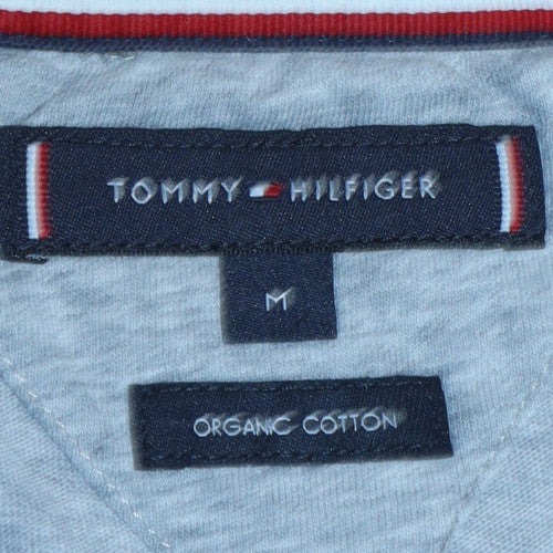 Tommy Hilfiger Men's Grey Crew Neck Short Sleeve T-Shirt M