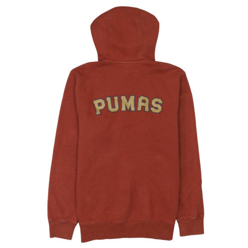 Nike Men’s Brown Pullover Hoodie Small Pumas Sports Fleece