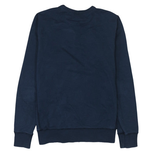 Timberland Men's Blue Crew Neck Cotton Sweatshirt Size L