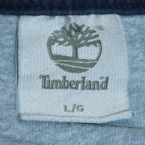 Timberland Men's Blue Crew Neck Cotton Sweatshirt Size L