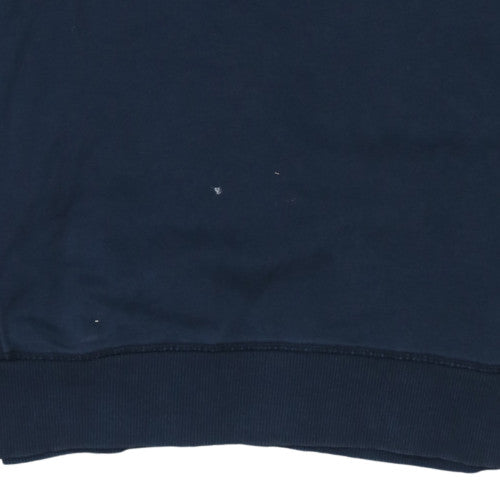 Timberland Men's Blue Crew Neck Cotton Sweatshirt Size L