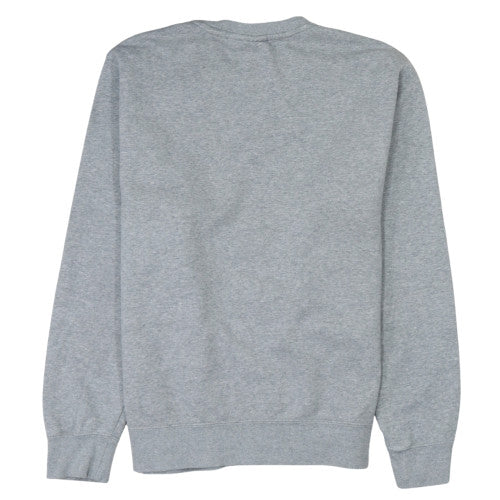 Nike Men's Grey Crew Neck Cotton Blend Pullover Sweatshirt M