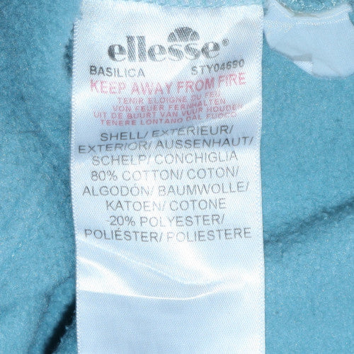 Ellesse Men's Blue XL 1/2 Zip Hoodie Sweatshirt Retro Sportswear