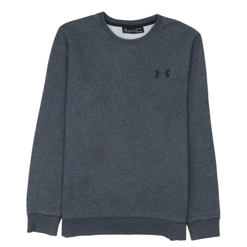 Under Armour Men's Grey ColdGear Fitted Sweatshirt Medium