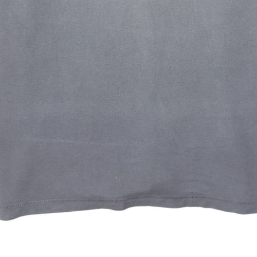 Napapijri Men's Grey Cotton Polo Shirt Size M Regular Fit