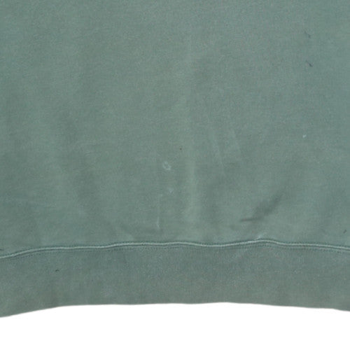 Nike Men's Green Crew Neck Pullover Sweatshirt M Cotton Blend