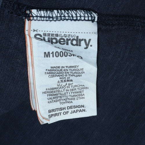 Superdry Men's Blue Retro Graphic Classic T-Shirt Size L