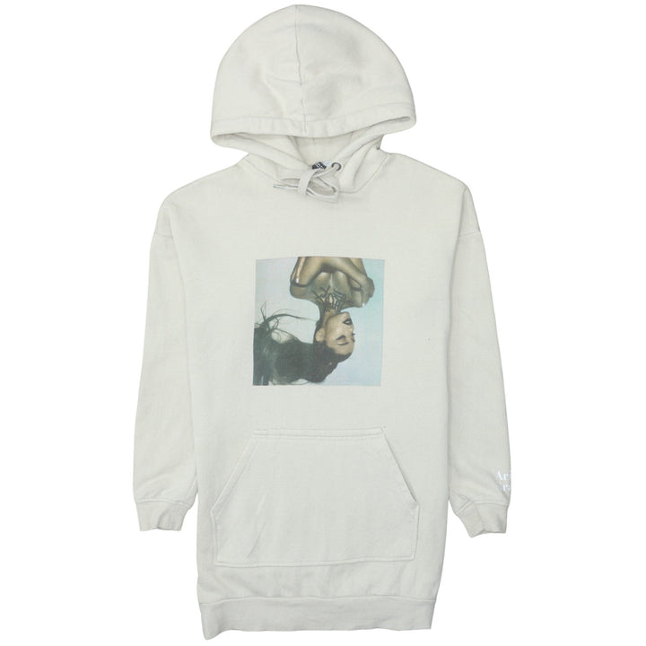 Ariana Grande Women Beige Long Sleeve Pullover Hoodie Dress Size M