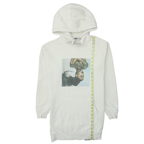 Ariana Grande Women Beige Long Sleeve Pullover Hoodie Dress Size M