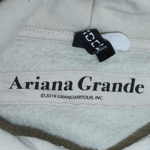 Ariana Grande Women Beige Long Sleeve Pullover Hoodie Dress Size M