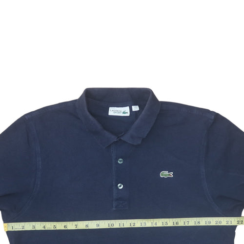 Lacoste Men’s Blue Sport Polo Shirt XL 100% Cotton Classic Fit