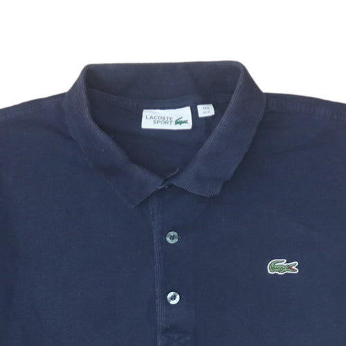 Lacoste Men’s Blue Sport Polo Shirt XL 100% Cotton Classic Fit